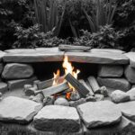 Feuerstelle im Garten