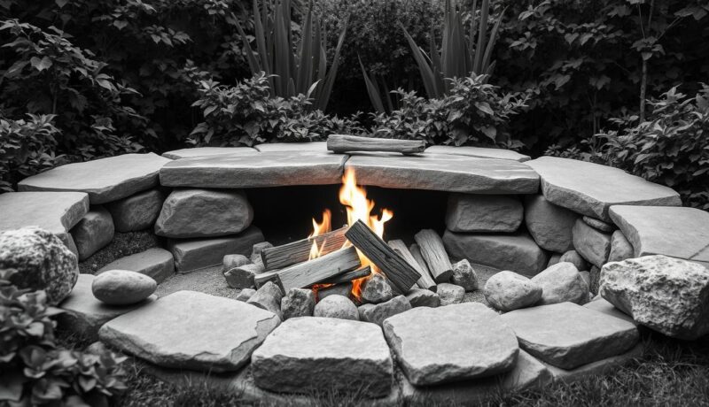 Feuerstelle im Garten