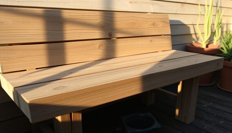 Gartenmöbel selber bauen