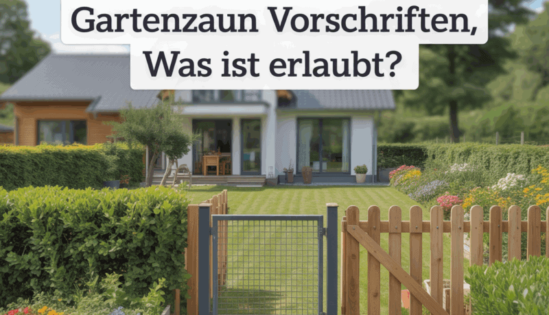 Alle Gartenzaun Vorschriften für DE, CH & AT: