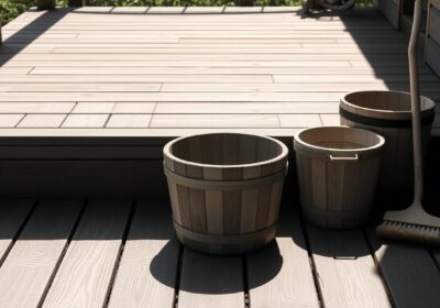 Holzterrasse pflegen