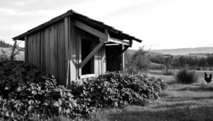 Hühnerstall im Garten selber bauen