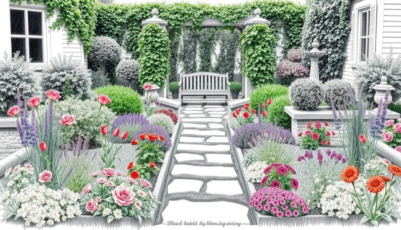 Beetplanung Vorgarten