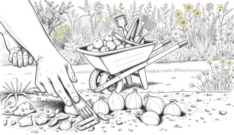 Blumenzwiebeln pflanzen