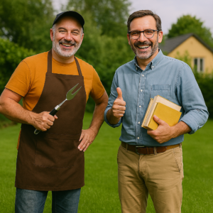 Der geteilte Rasen – Herr Müller, Herr Zeller und der Navimow X315E