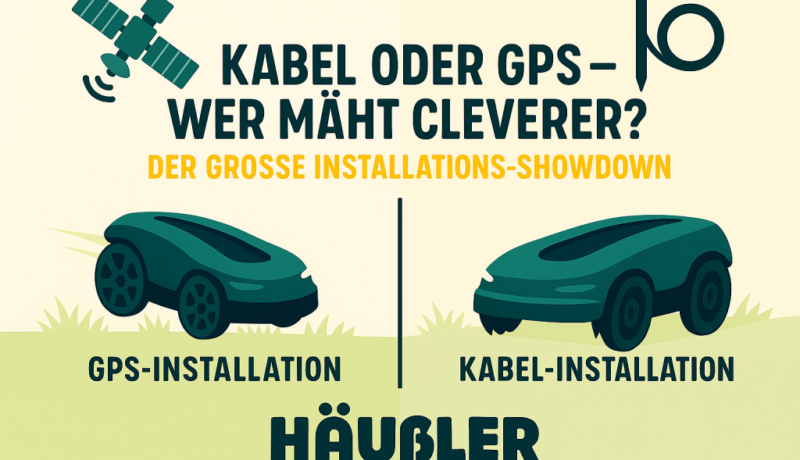 Mähroboter Installation