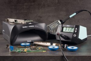 Test – Lötstation WE 1010 und Lötrauchabsaugung Zero Smog Shield von Weller
