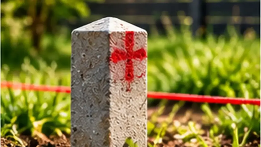 Zaun Grundstücksgrenze